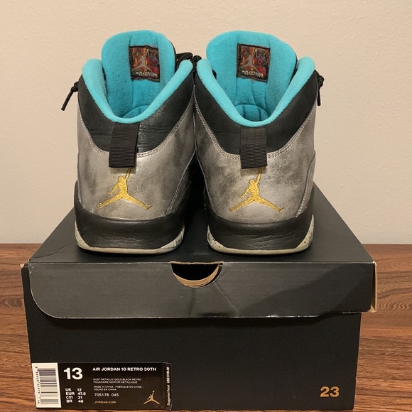 Jordan 10 Retro 30Th Anniversary “Lady Liberty” Size 13 Condition 8.5/10 - Picture 3 of 6